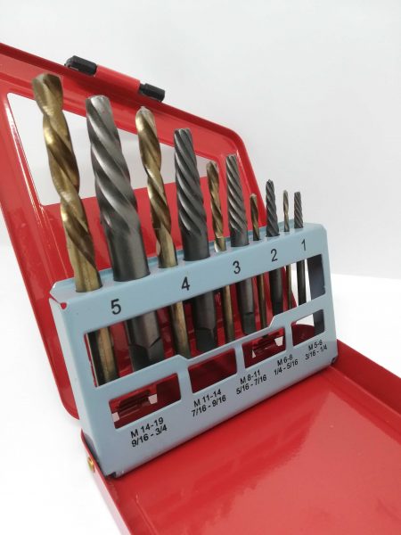 ボルトが折れた時の救世主!左回転ドリル&エキストラクターセット