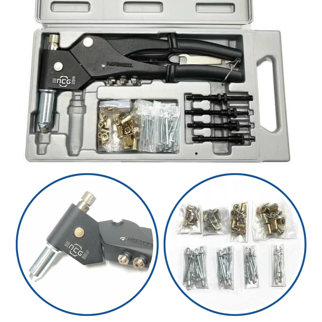 WIT アングルハンドリベッター&ナッターセット