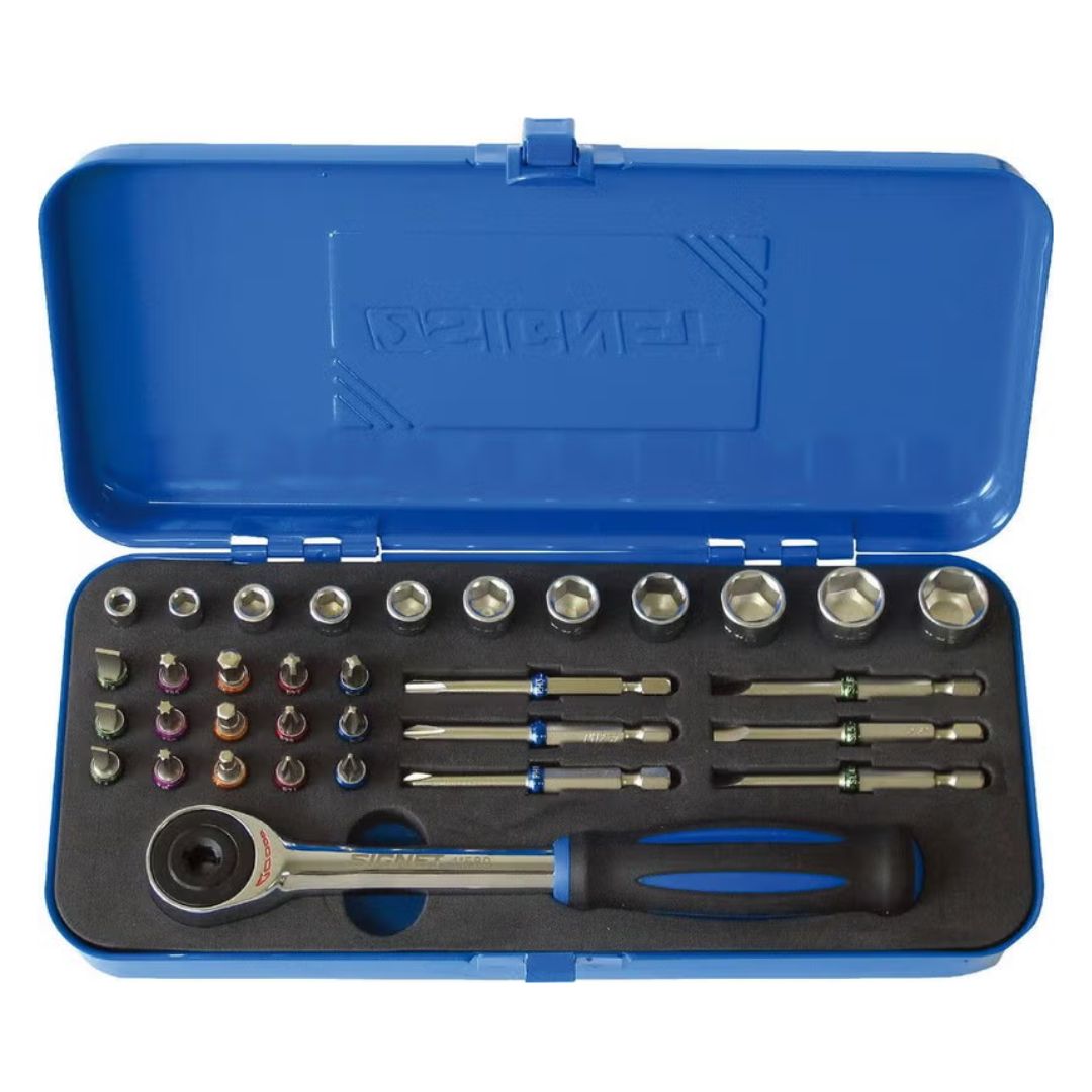 SIGNET 1/4dr 33pcsビットツイスターラチェットセット 11733
