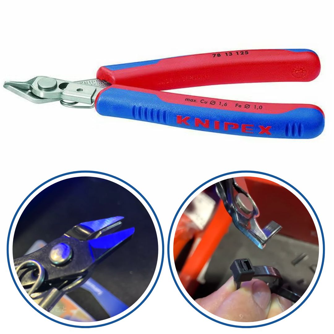 KNIPEX スーパーニッパー クランプ付 7813-125