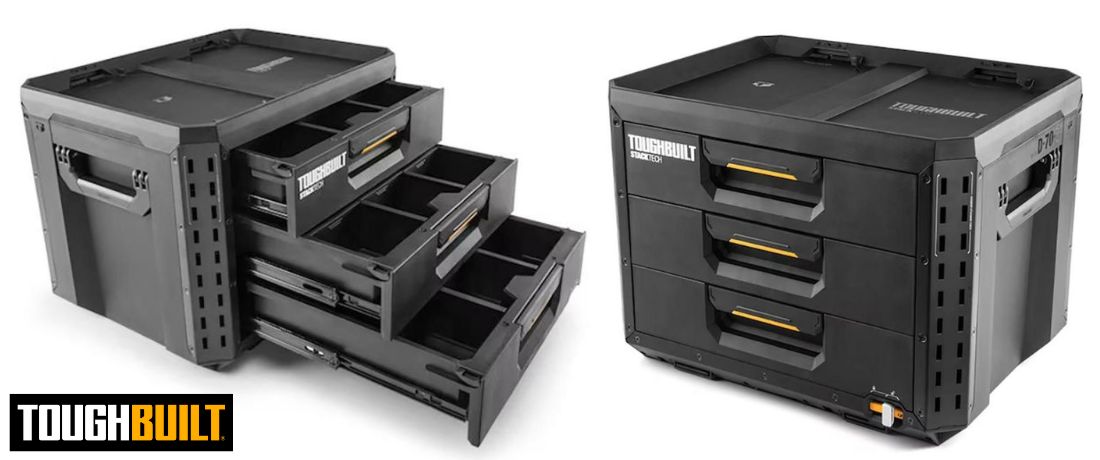 TOUGHBUILT No.1人気の 3ドロワー収納ボックス在庫あります!!