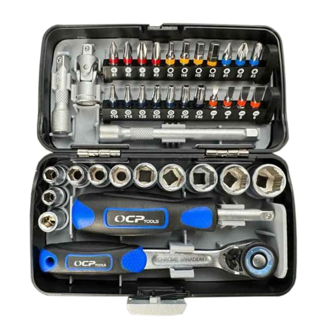 OCPTOOLS 38pcs 1/4drソケットビットセット
